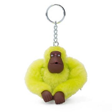 Kipling Sven Monkey Keychain Accessories Sunny Yellow | AU 2004CT